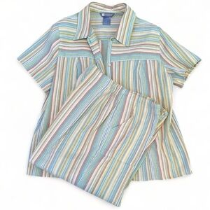 Koret Striped Capris Set